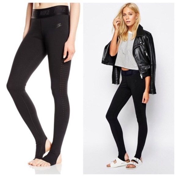 Nike Pants - 🛑SOLD🛑Nike burnout stirrup leggings